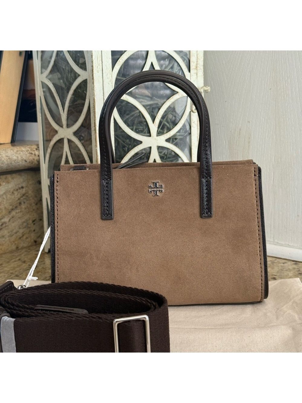New Tory Burch Blake mini top handle crossbody women’s Bag - Picture 3 of 13